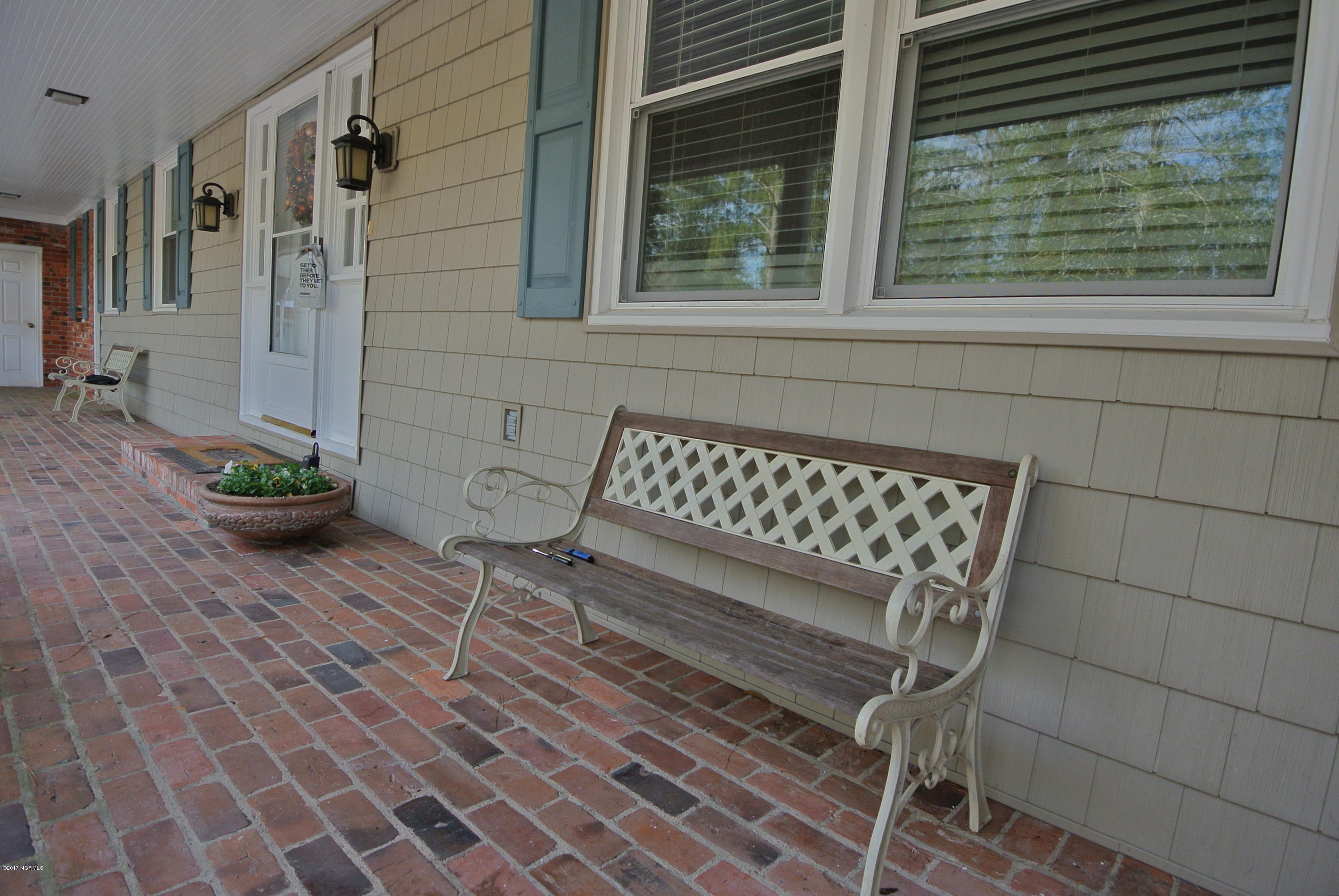 135 Bernhurst Road New Bern, NC 28560 - Photo 12 of 117 Beautiful Brick Floor Front Porch.