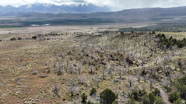 123 West Tbd Willow Spring Road Eureka, UT 84628 - Photo 12 of 60 Expansive terrain featuring varied natural growth, distant agricultural fields, and a prominent mountain range backdrop