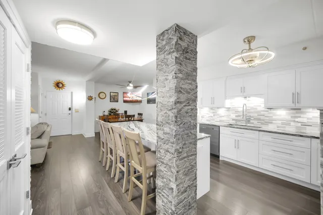 a very nice looking room with a wooden floor