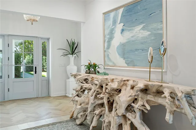 a view of a entryway