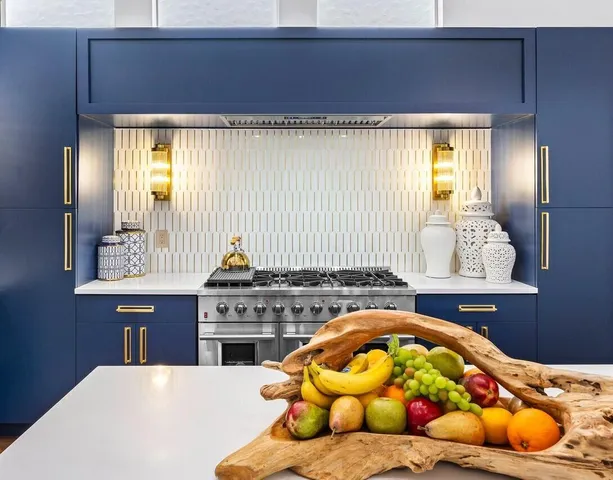 a bedroom with a bed and a cabinets