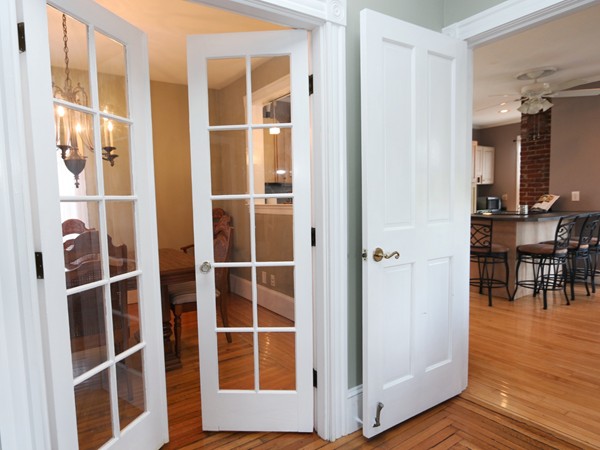 66 Winter Street Franklin, MA 02038 - Photo 8 of 30 a view of front door with wooden floor and windows