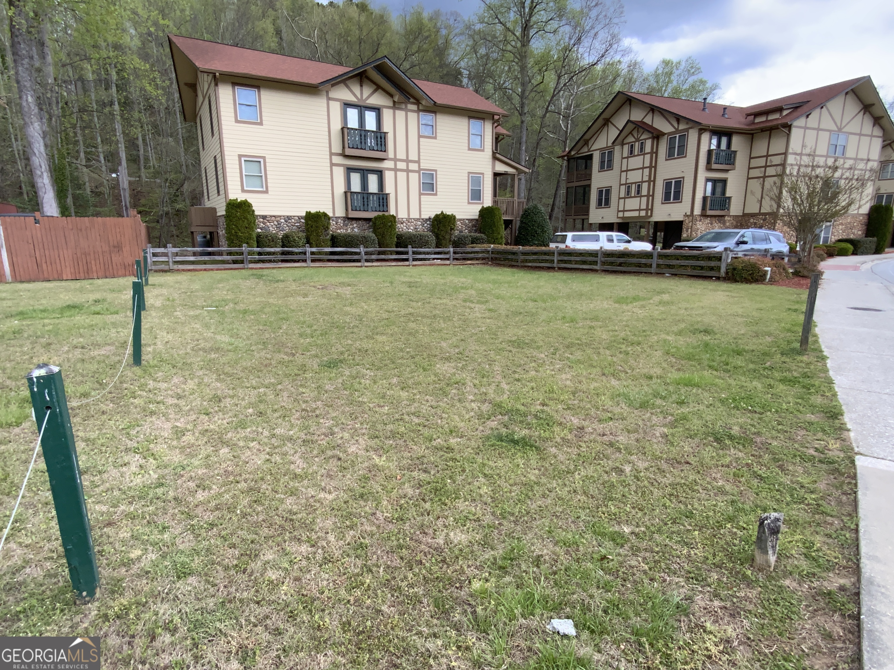0 Edelweiss Strasse Helen, GA 30545 - Photo 5 of 8 a front view of a house with a yard