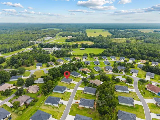a view of a city with lots of trees