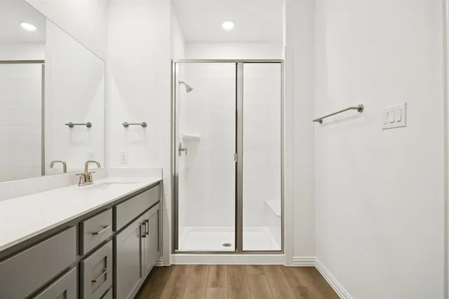 a view of an empty room