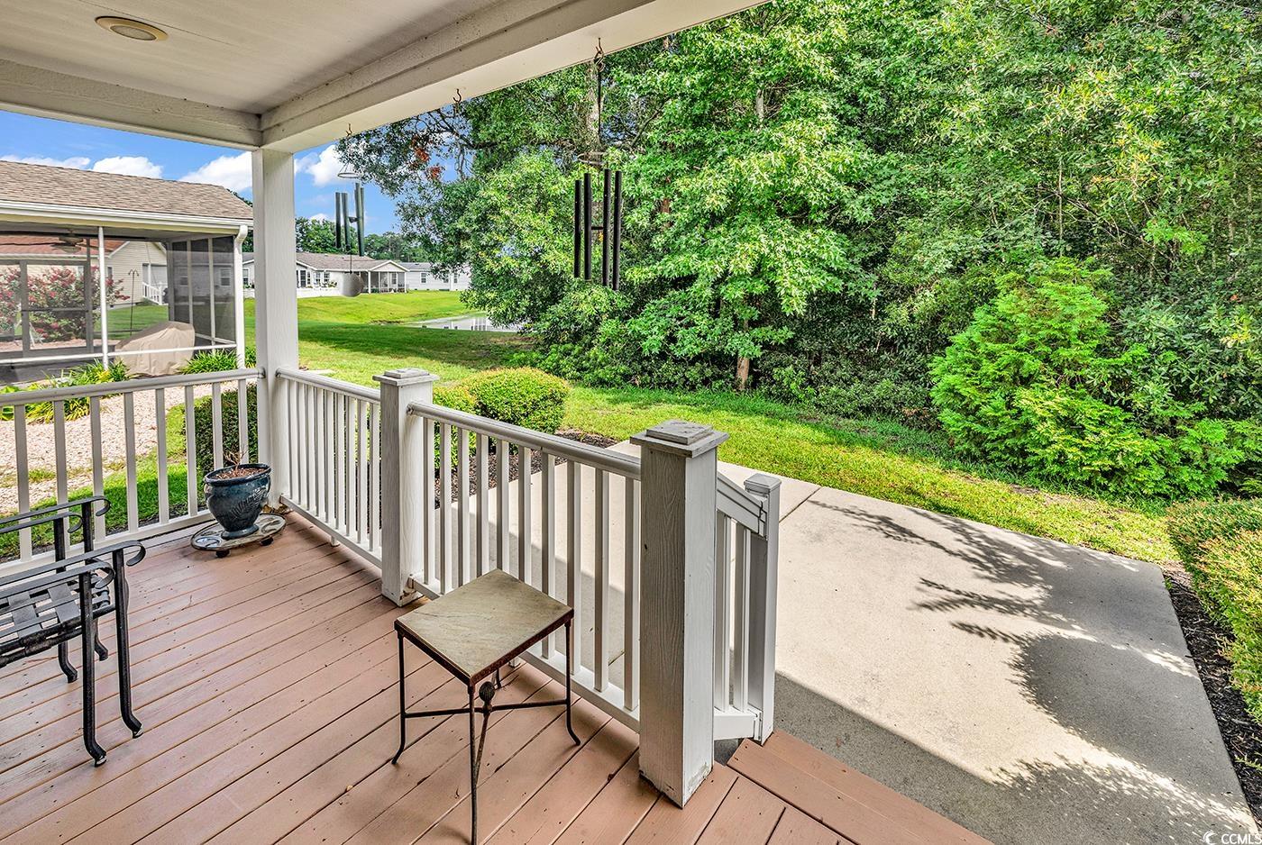 301 Walden Lake Road Conway, SC 29526 - Photo 23 of 37 Wooden deck featuring a sunroom