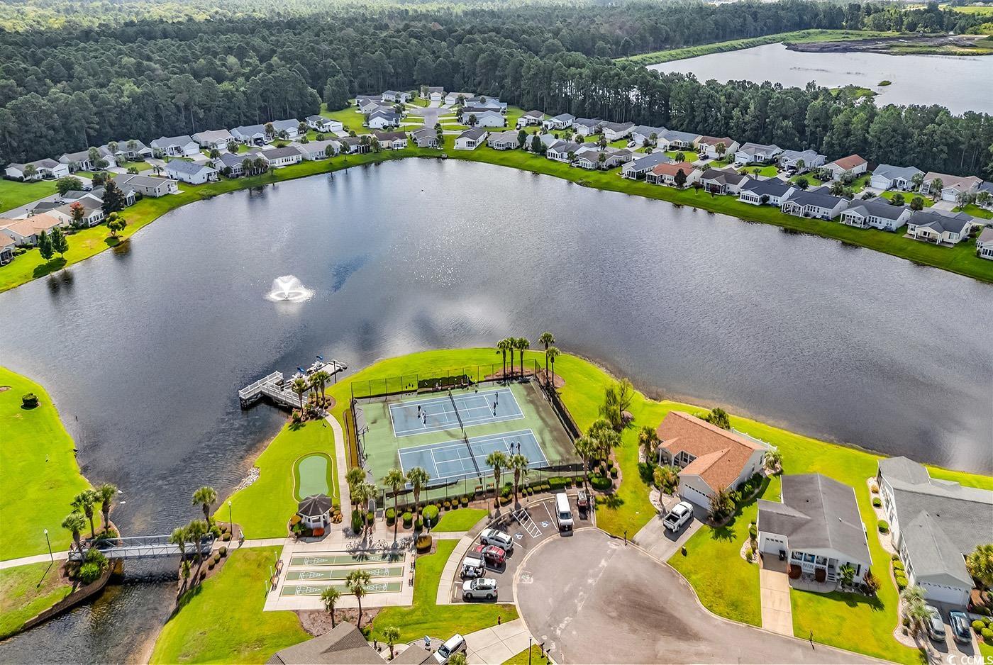 301 Walden Lake Road Conway, SC 29526 - Photo 29 of 37 Aerial perspective of suburban area featuring a nearby body of water