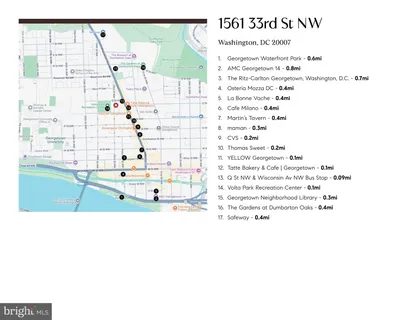 $1,675,000 | 1561 33rd Street Northwest, Washington, DC 20007