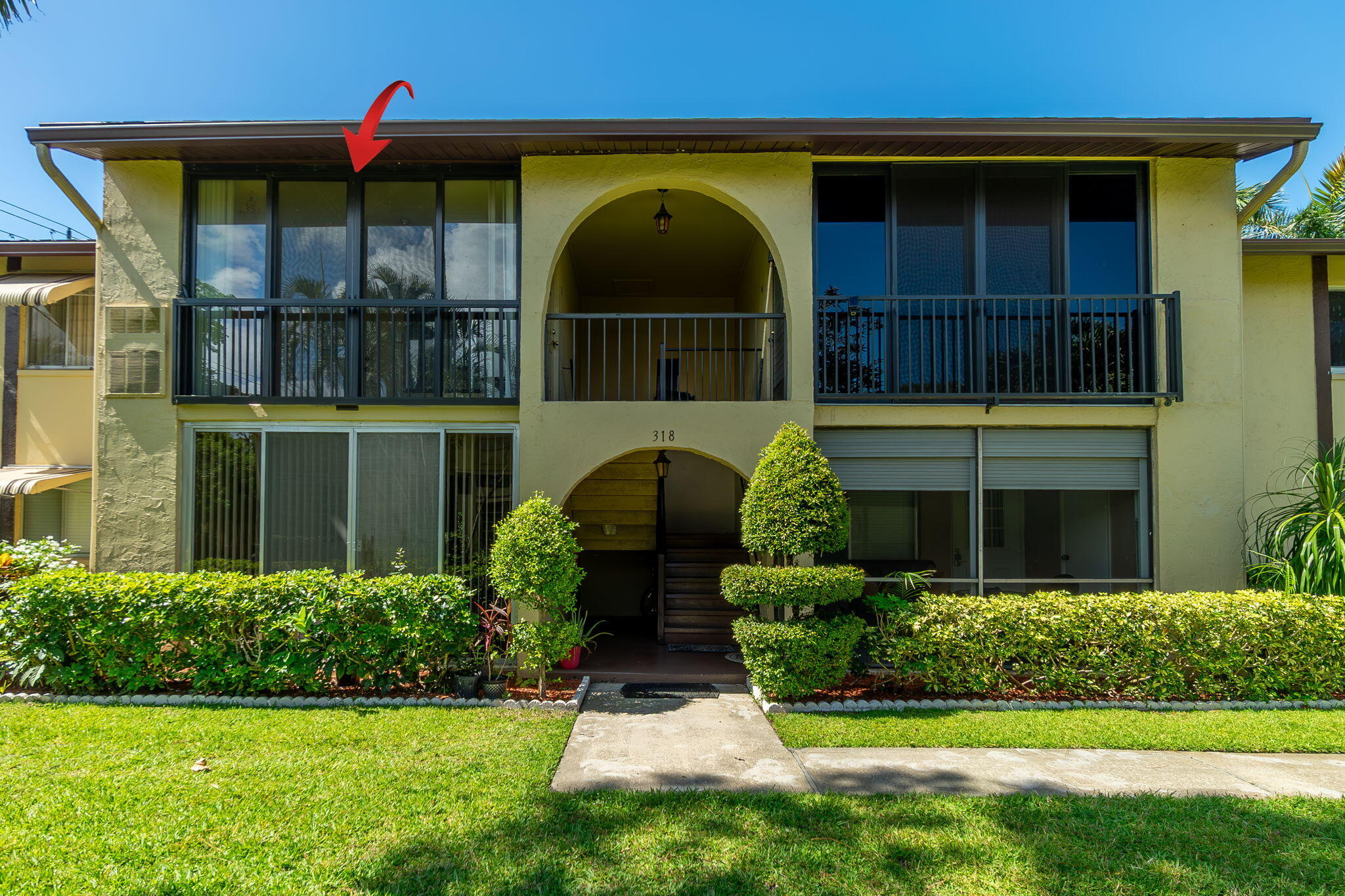 318 Pine Ridge Circle, Unit C2 Greenacres, FL 33463 - Photo 1 of 30 Front