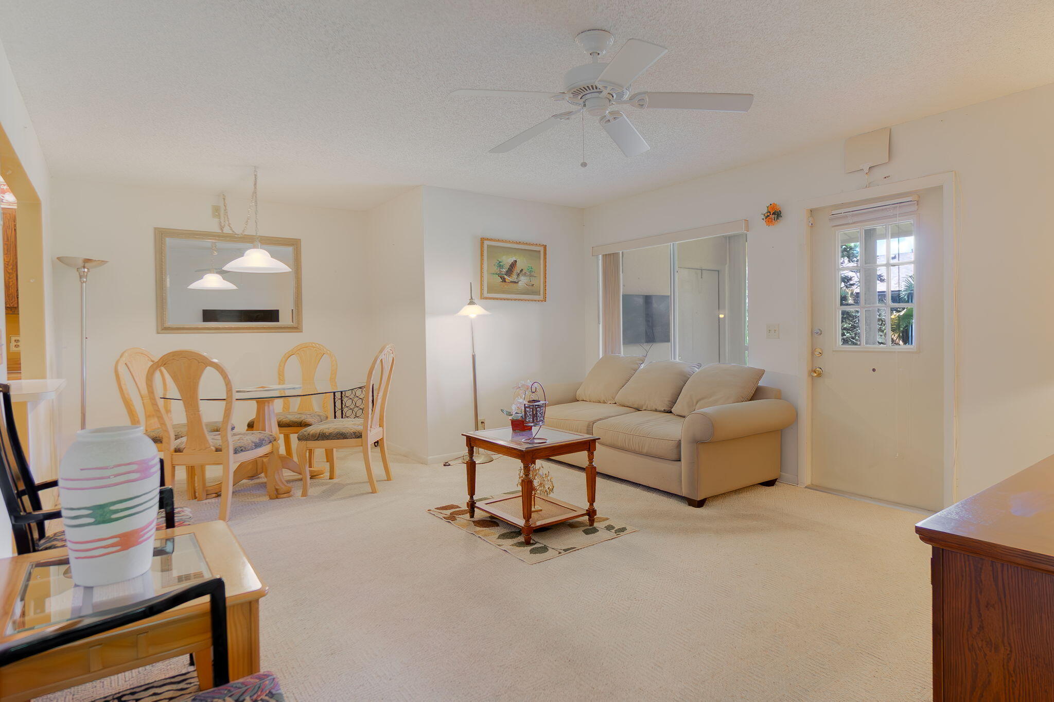 318 Pine Ridge Circle, Unit C2 Greenacres, FL 33463 - Photo 9 of 30 Living Room