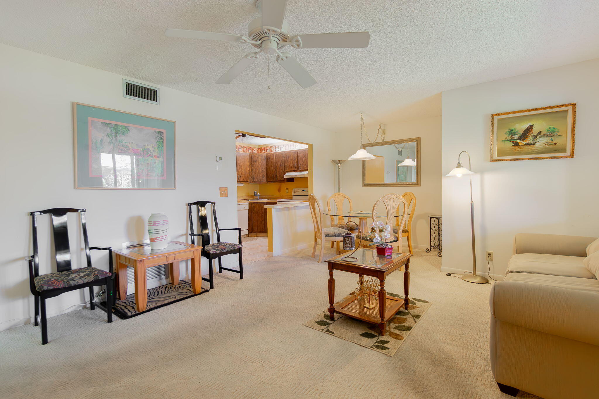 318 Pine Ridge Circle, Unit C2 Greenacres, FL 33463 - Photo 10 of 30 Living Room