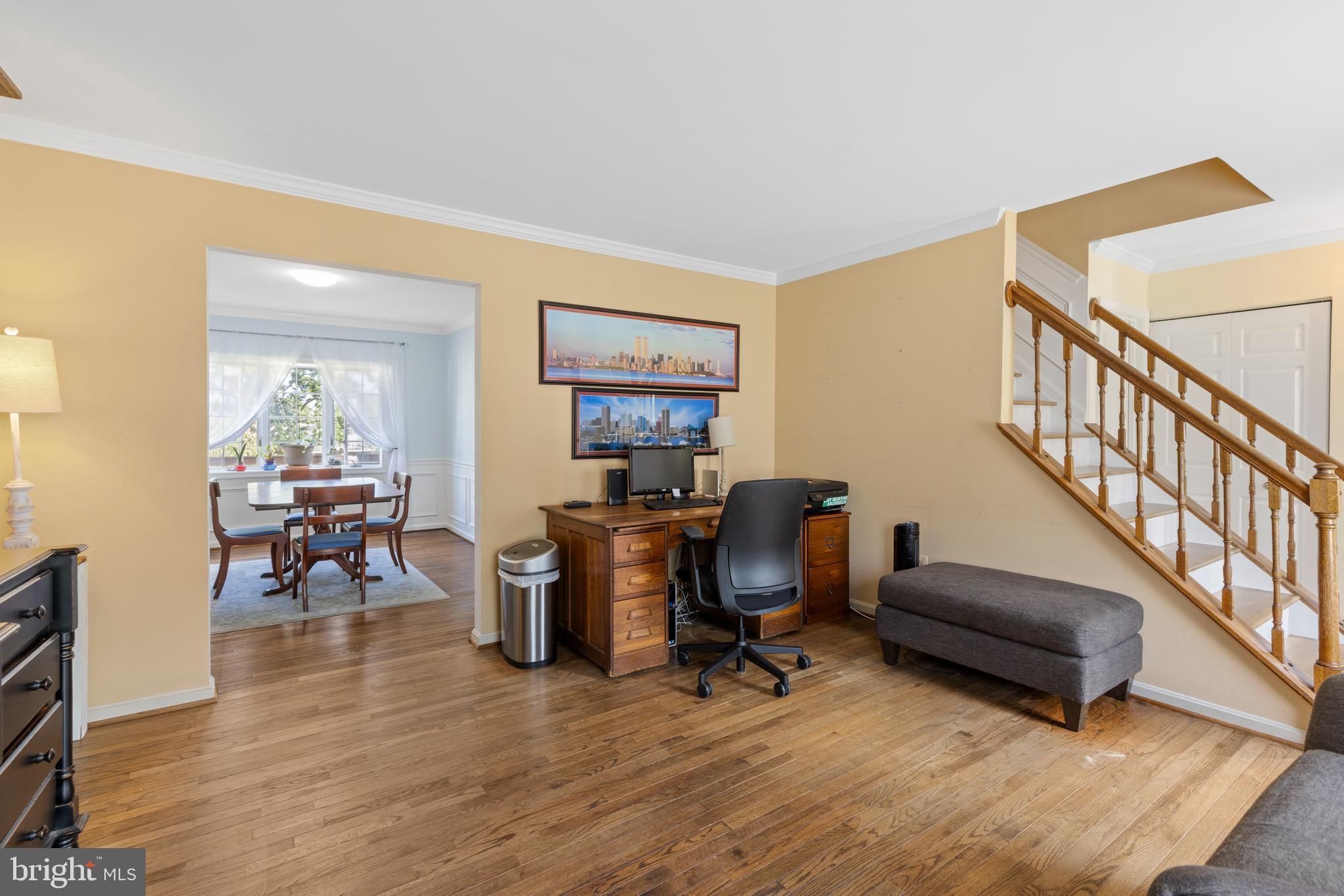 9209 Ramblebrook Road Baltimore, MD 21236 - Photo 6 of 54 a living room with furniture and a wooden floor