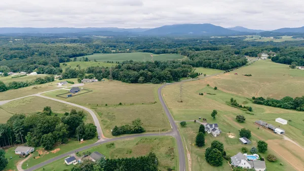 an aerial view of a