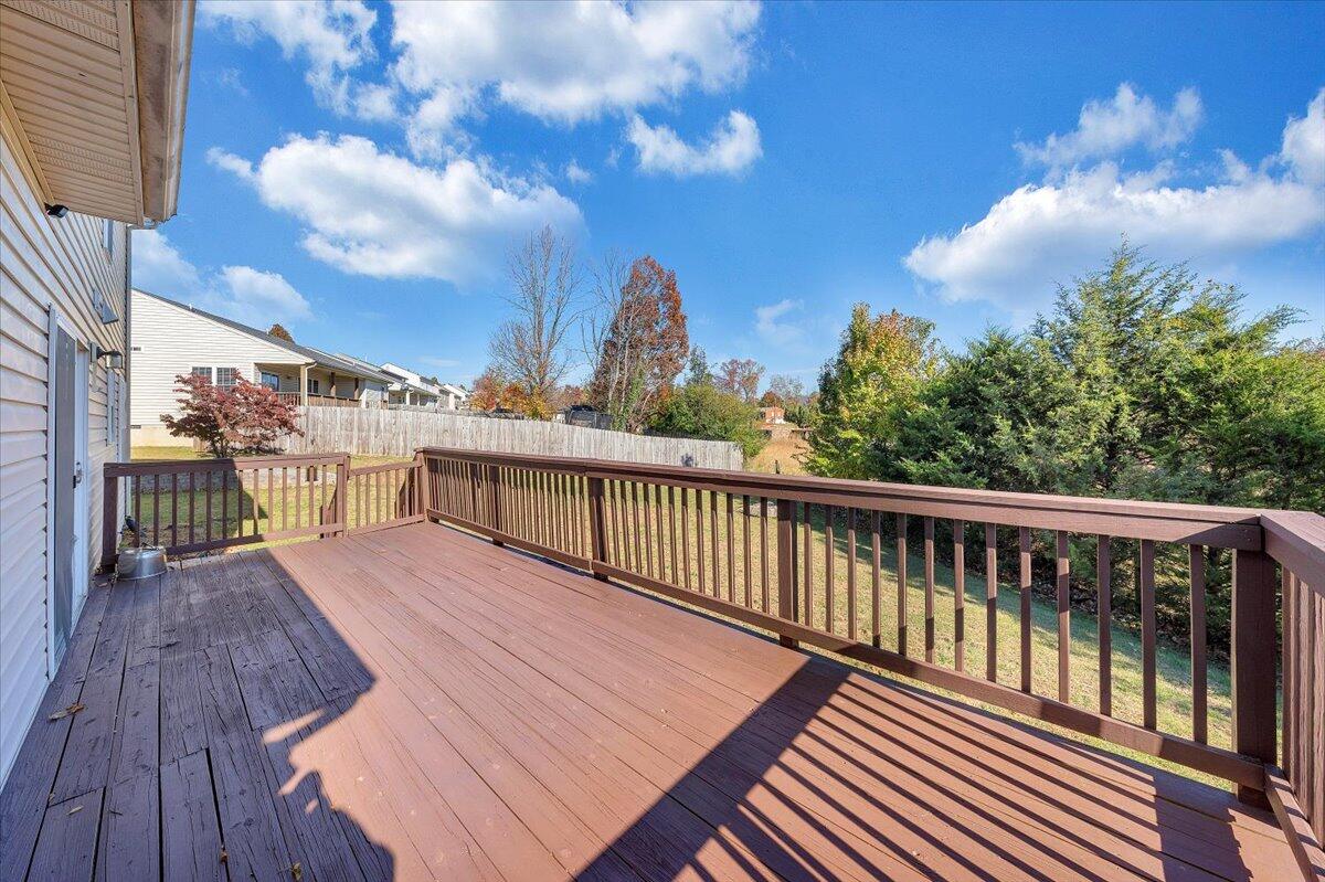 6717 Albert Road Roanoke, VA 24019 - Photo 38 of 48 a view of a balcony with wooden floor