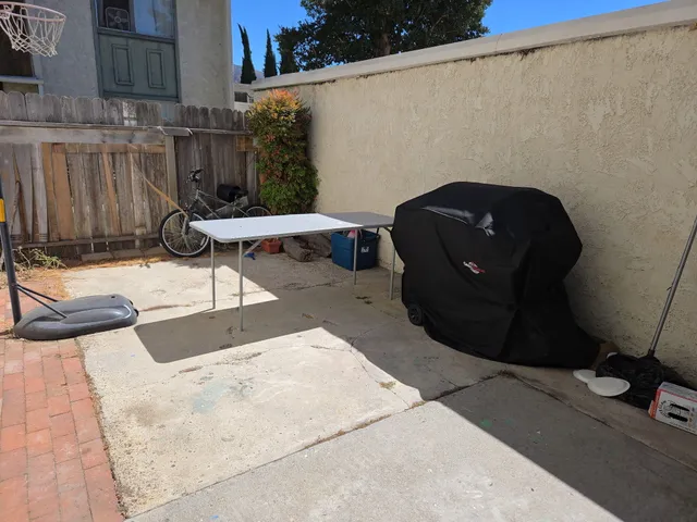 a view of a couches in the patio