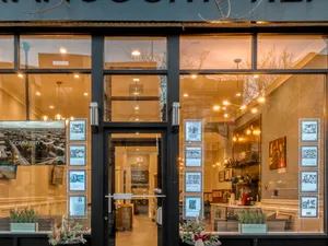 a view of city from a window