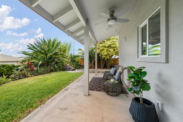 a potted plant sitting in front of a house