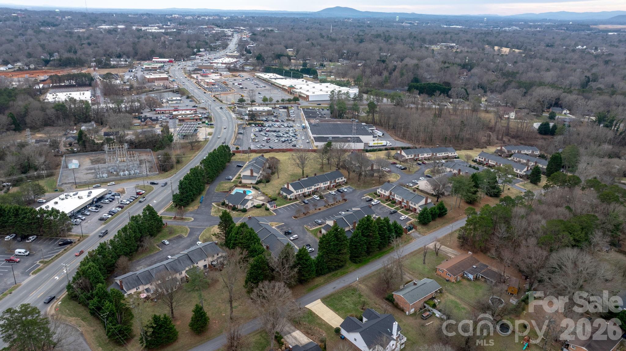 2705 North Center Street, Unit 60 Hickory, NC 28601 - Photo 24 of 27 an aerial view of multiple house
