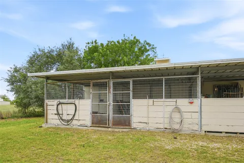 a view of a house with a patio