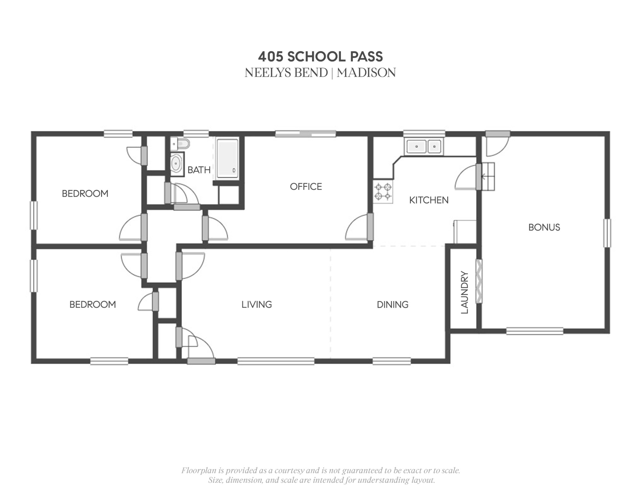 405 School Pass Madison, TN 37115 - Photo 23 of 28 a picture of a floor plan