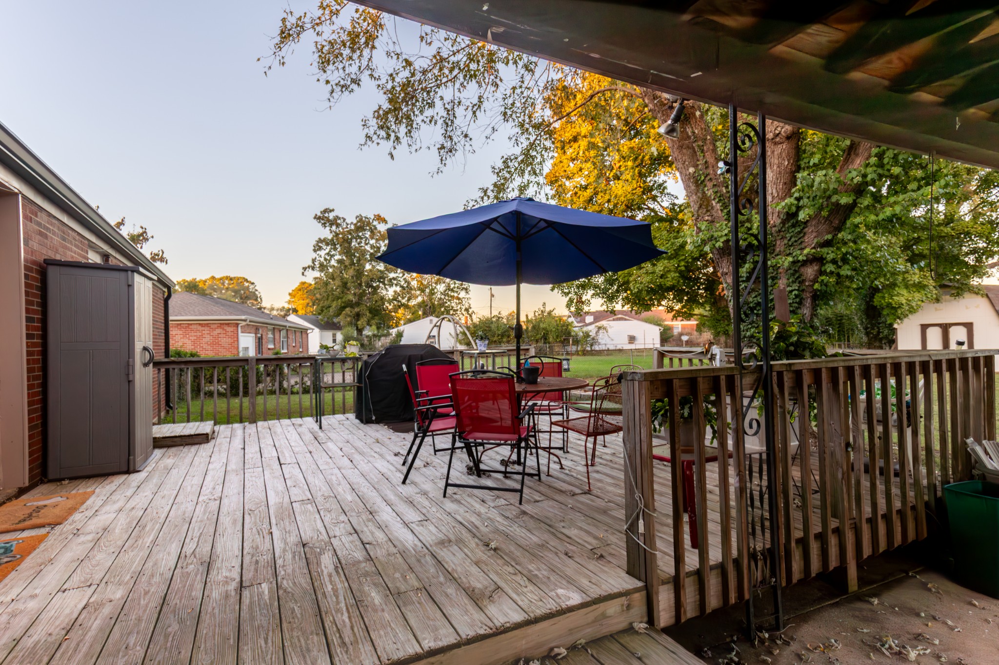 405 School Pass Madison, TN 37115 - Photo 28 of 28 a view of a deck with furniture and a yard