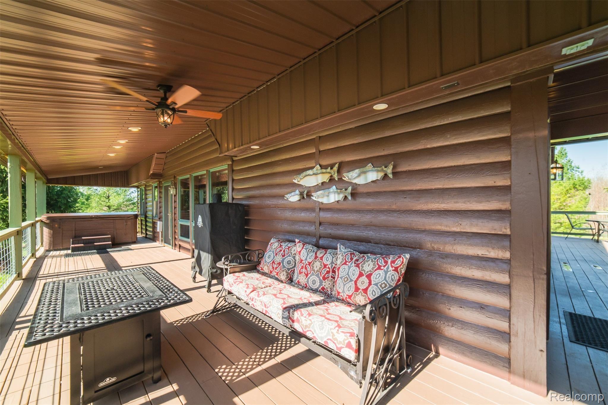 3863 Rochester Road Dryden, MI 48428 - Photo 5 of 42 Walk up to Fabulous wrap around deck