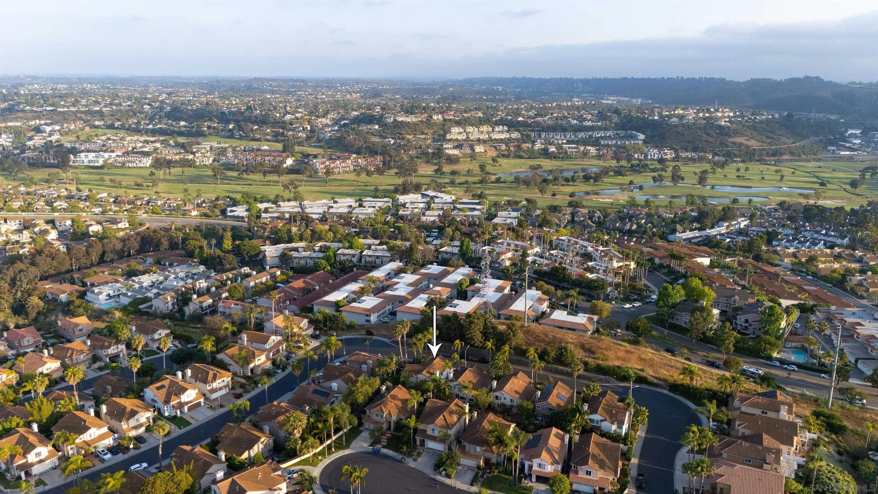 2318 Via Villegas Carlsbad, CA 92009 - Photo 32 of 37 an aerial view of residential building and lake view