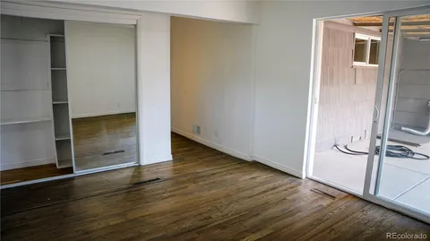 wooden floor in an empty room