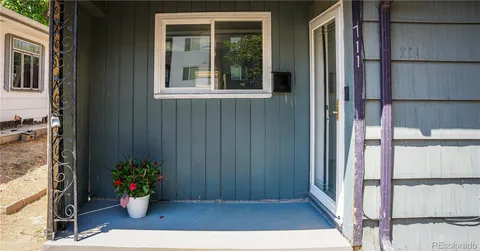 a view of a entryway door of the house