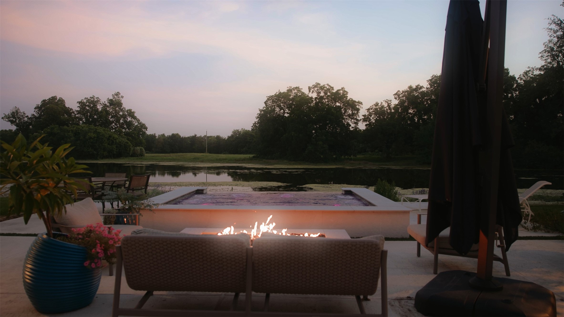 8502 Stansberry Road Wallis, TX 77485 - Photo 41 of 50 Enjoy sunsets next to the firepit.