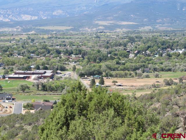 24203 Valley View Circle Cedaredge, CO 81413 - Photo 40 of 41 an aerial view of residential houses with outdoor space and trees