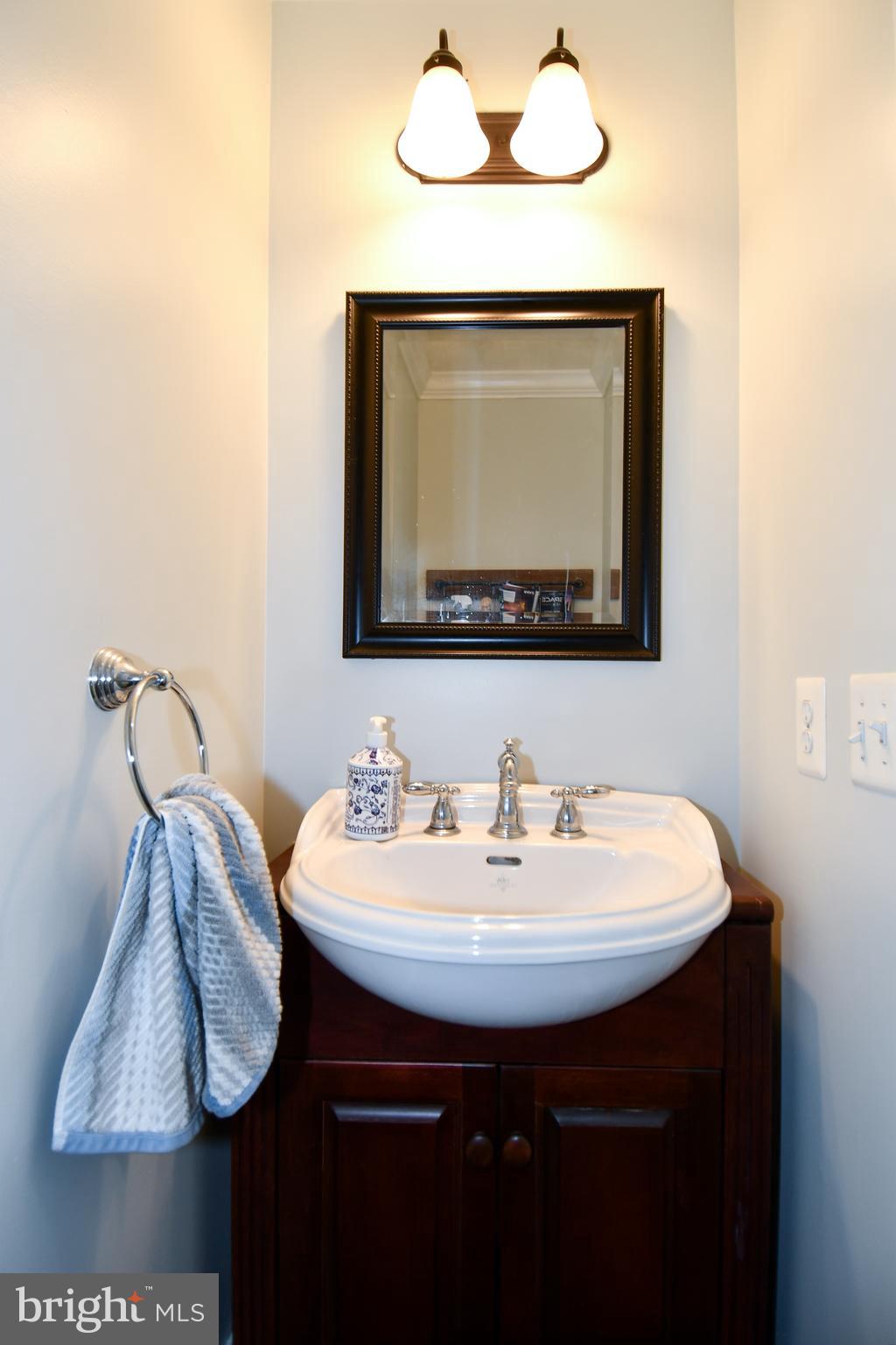 486 Tiger Valley Road Washington, VA 22747 - Photo 20 of 70 a bathroom with a sink and a mirror