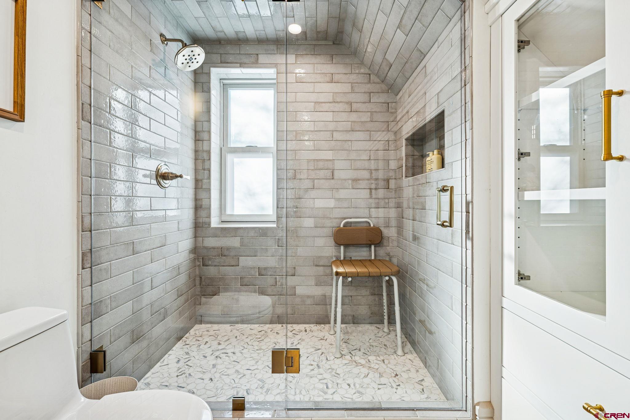 773 East 3rd Avenue Durango, CO 81301 - Photo 28 of 45 a bathroom with a toilet and a shower