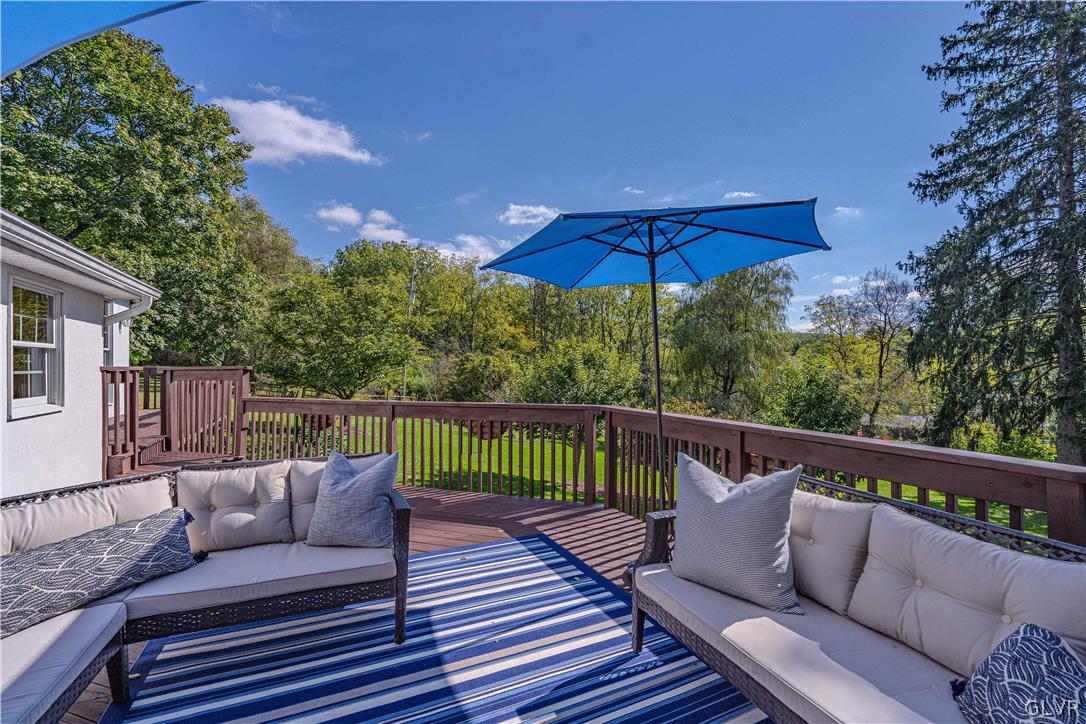 2884 Gallows Hill Road Riegelsville, PA 18077 - Photo 38 of 50 a view of a patio on the roof deck