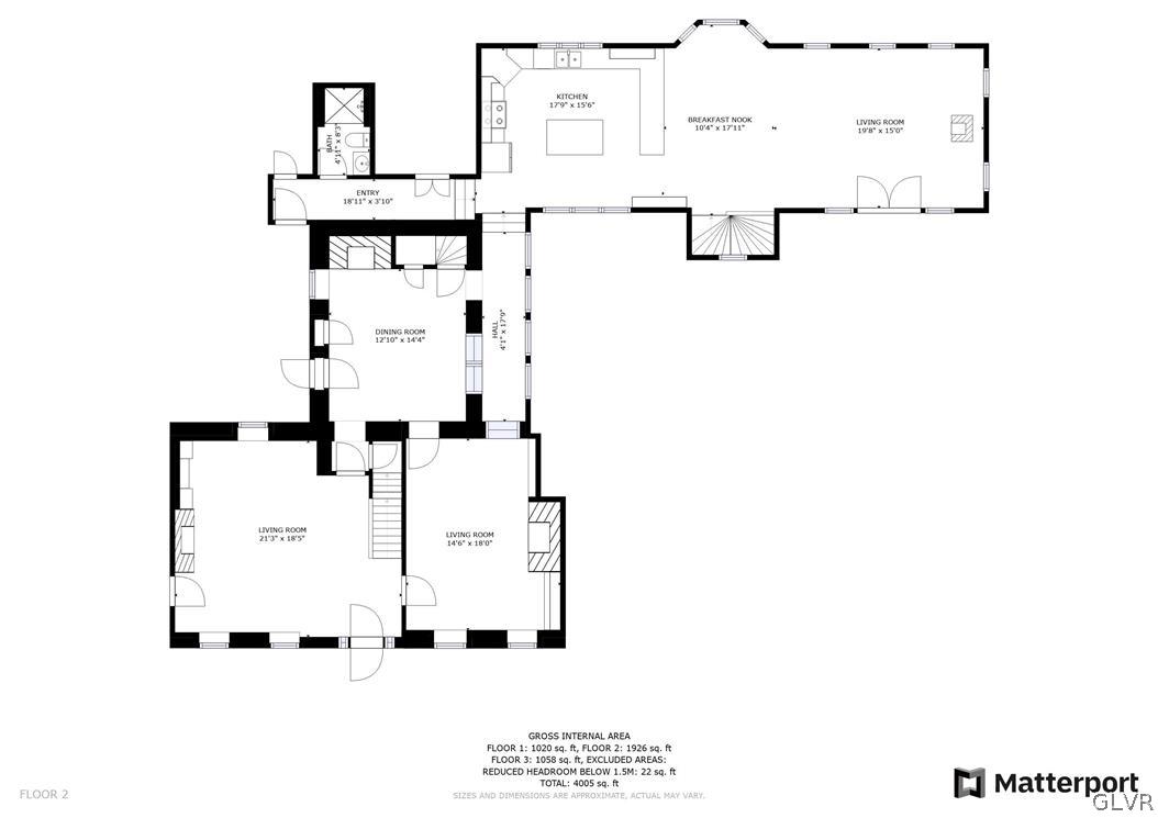 2884 Gallows Hill Road Riegelsville, PA 18077 - Photo 48 of 50 a picture of a floor plan