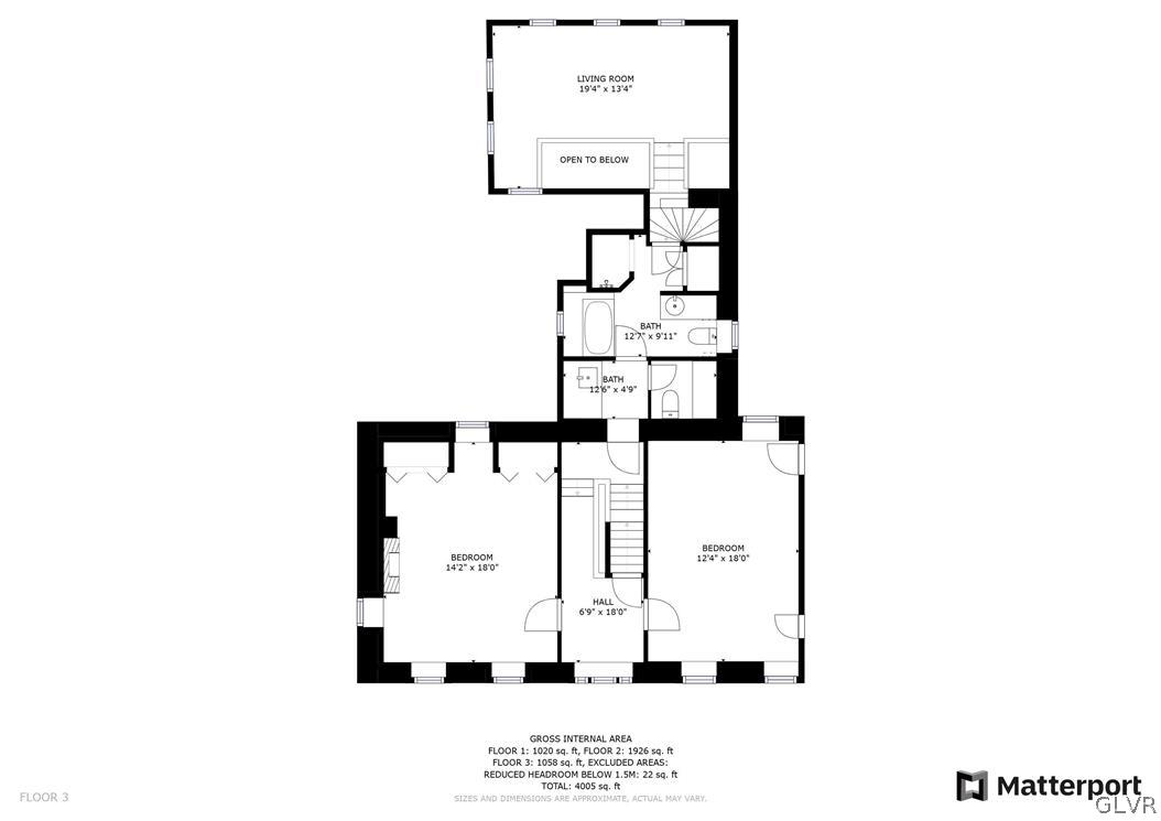 2884 Gallows Hill Road Riegelsville, PA 18077 - Photo 49 of 50 a picture of a floor plan