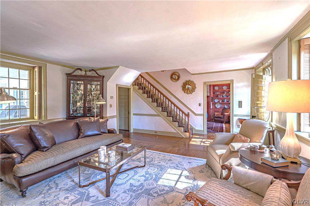 2884 Gallows Hill Road Riegelsville, PA 18077 - Photo 6 of 50 a living room with furniture and wooden floor
