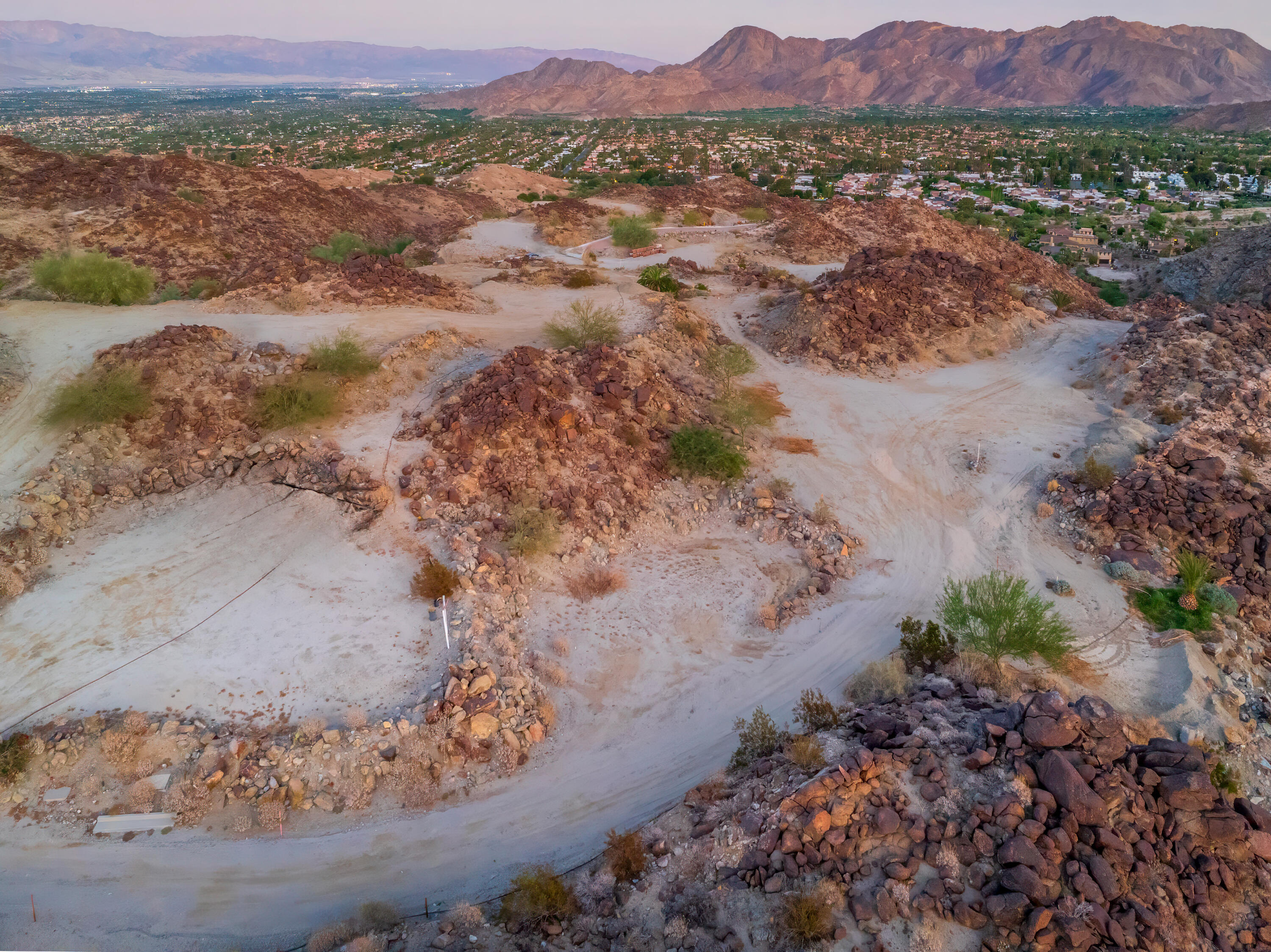 0 Lot 9 Nighthawk Road Palm Desert, CA 92260 - Photo 11 of 11 a view of a field with a mountain in the background