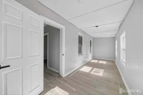 wooden floor in a room