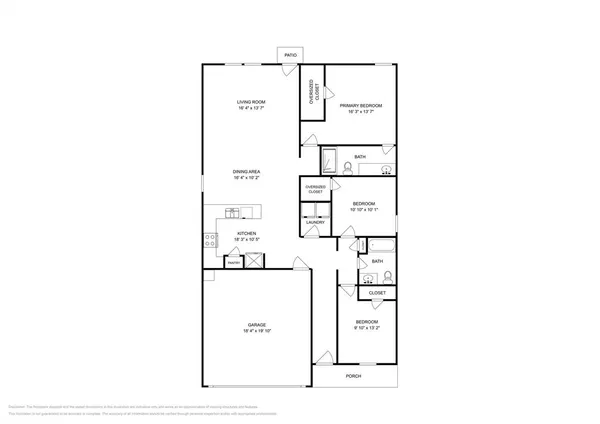a picture of a floor plan