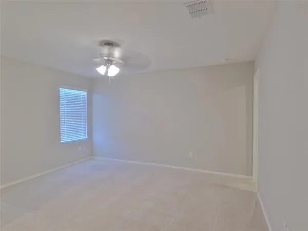 a window in an empty room