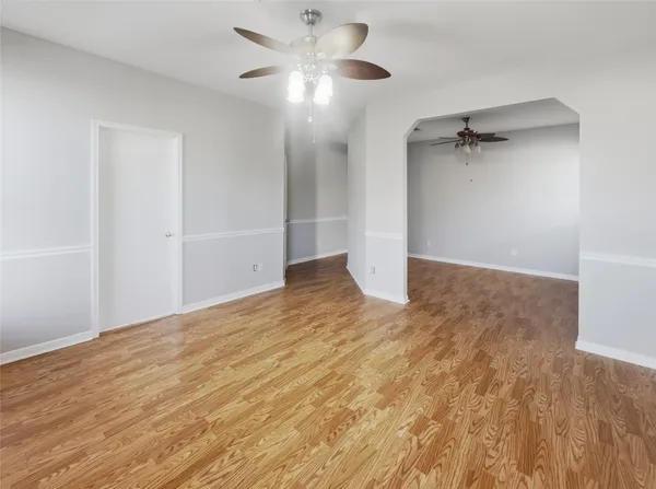 wooden floor in an empty room