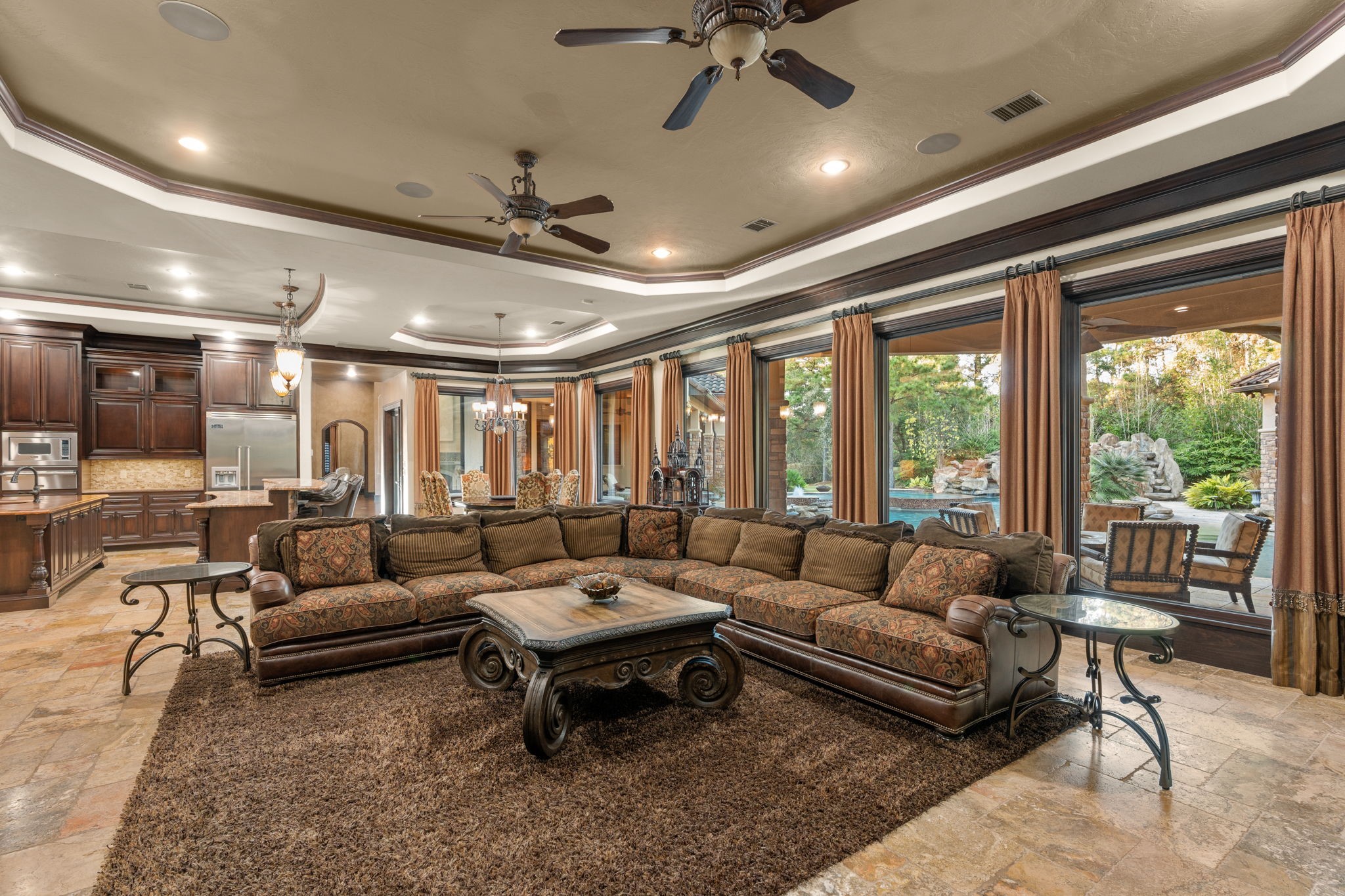 7918 Red Bay Circle Magnolia, TX 77354 - Photo 14 of 50 a living room with furniture and a large window
