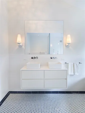 a bathroom with a sink