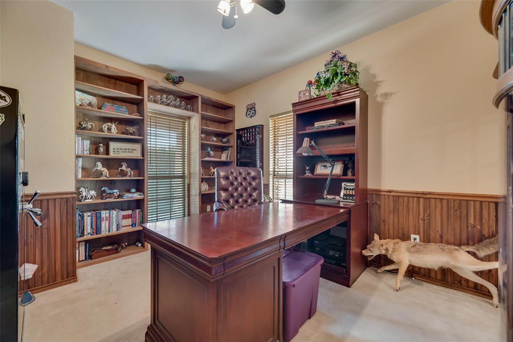 82 Trail Ridge Drive Melissa, TX 75454 - Photo 15 of 29 Large home office with ceiling fan