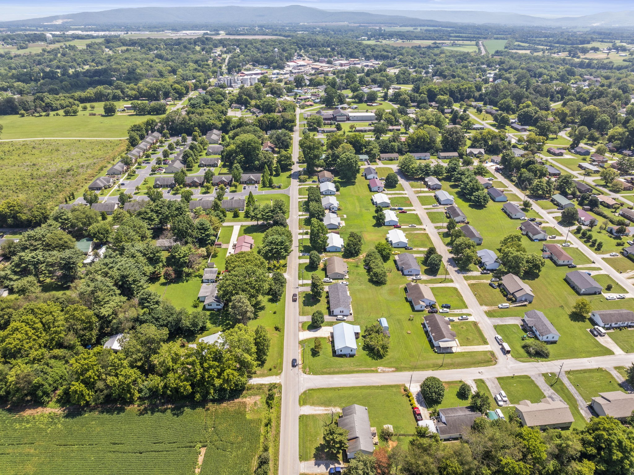 1101 Cumberland Street Decherd, TN 37324 - Photo 9 of 9 an aerial view of residential houses with outdoor space
