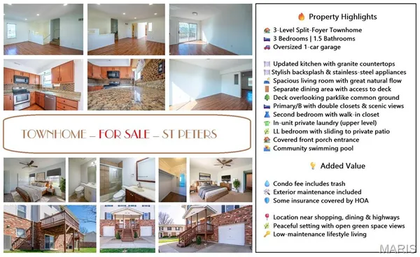 $215,000 | 689 Boca Raton Drive, Unit B, St. Peters, MO 63376