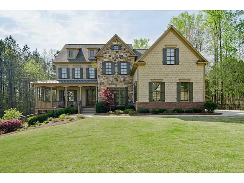 14672 Timber Point Alpharetta, GA 30004 - Photo 1 of 1 Exterior Front. Beautiful Clearbrooke home with one of the largest floorplans. Enjoy the large, level front yard and the relaxing front porch.