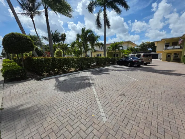 a car parked on the side of a street