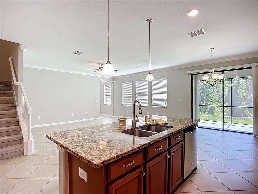 14240 Blue Dasher Drive Riverview, FL 33569 - Photo 26 of 66 a kitchen with granite countertop a sink and a window